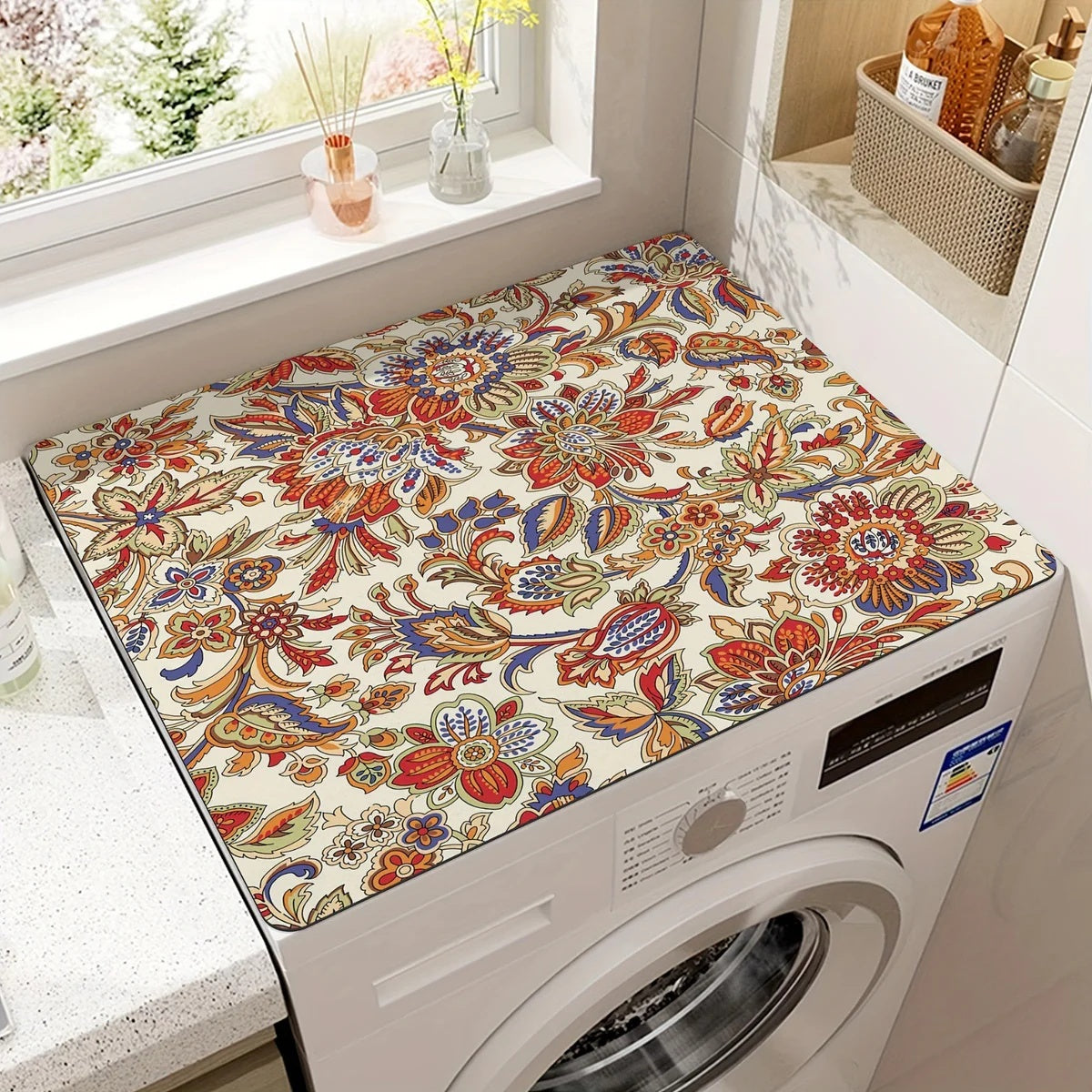 Liora Decoratieve Apparatenmat met Tegelpatroon | Oase Wonen