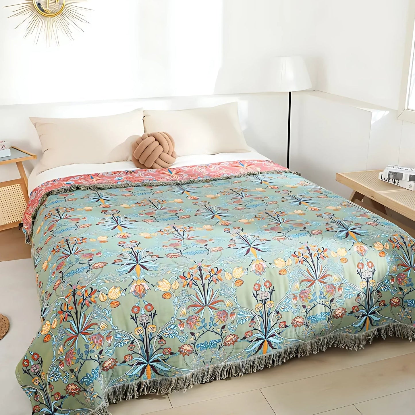 Amara Katoenen Woonplaid | Oase Wonen