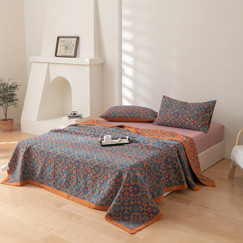 Valencia Gelaagde Katoenen Quilt | Oase Wonen