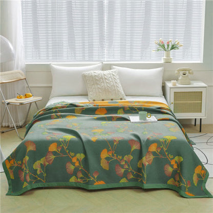Virelia Botanische Jacquard Katoenen Keerbare Quilt | Oase Wonen