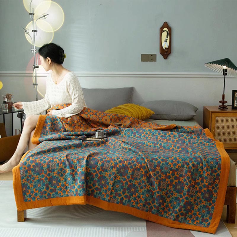 Valencia Gelaagde Katoenen Quilt | Oase Wonen