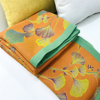 Virelia Botanische Jacquard Katoenen Keerbare Quilt | Oase Wonen