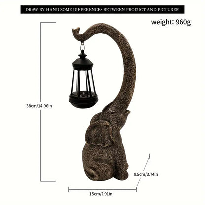 EleGlow – Zonne-Energie Olifantenlamp