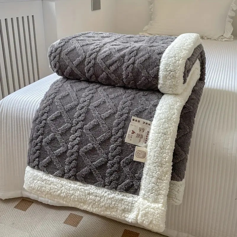 Sherpa Fleece Deken – Zacht & Warm voor op de Bank | Oase Wonen