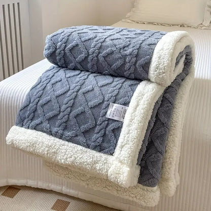 Sherpa Fleece Deken – Zacht & Warm voor op de Bank | Oase Wonen