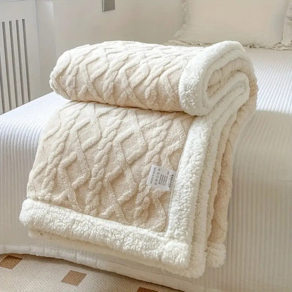 Sherpa Fleece Deken – Zacht & Warm voor op de Bank | Oase Wonen