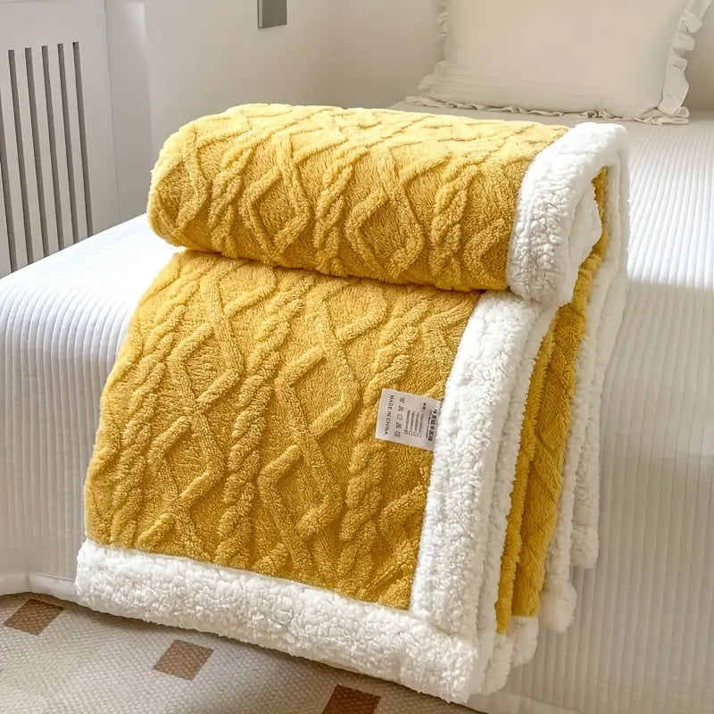 Sherpa Fleece Deken – Zacht & Warm voor op de Bank | Oase Wonen