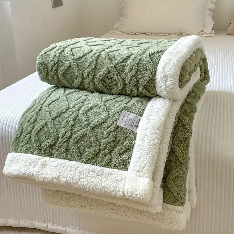 Sherpa Fleece Deken – Zacht & Warm voor op de Bank | Oase Wonen