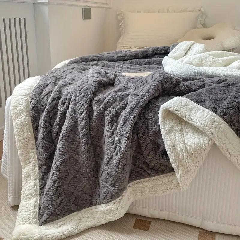 Sherpa Fleece Deken – Zacht & Warm voor op de Bank | Oase Wonen