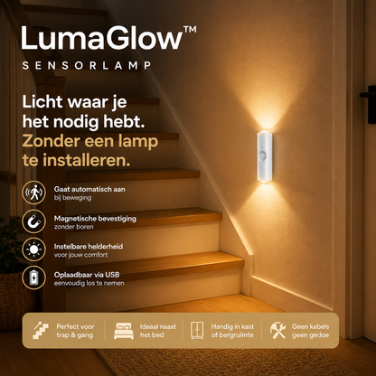 LumaGlow sensorlamp - Automatisch licht zonder boren voor de perfecte ambiance