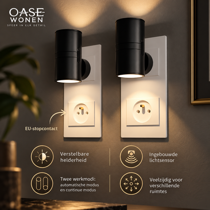 LumiGlow - Moderne plug-in stekkerlamp