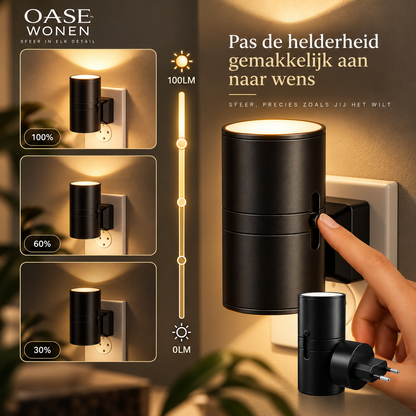LumiGlow - Moderne plug-in stekkerlamp
