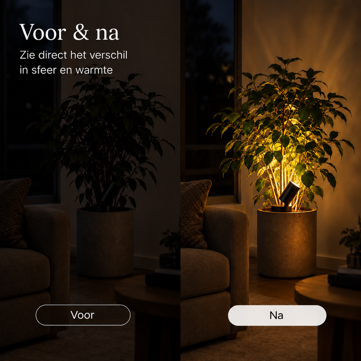 LuxeFlora - LED Spot voor de perfecte ambiance