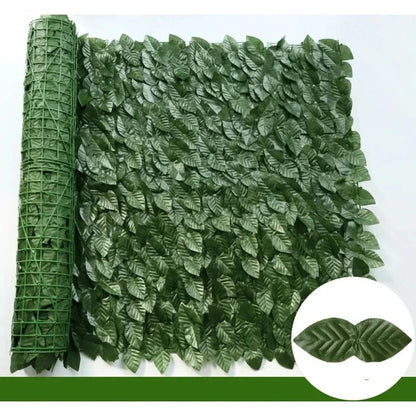 Kunst Ivy Hedge – Groene Bladpanelen voor Privacy en Sfeervolle Decoratie
