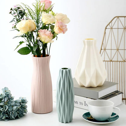 Nordic Imitatie Keramische Vaas – Minimalistische woondecoratie