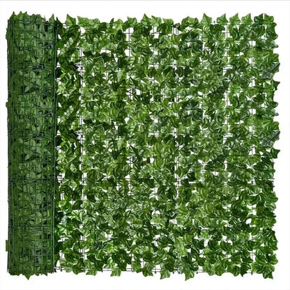 Kunst Ivy Hedge – Groene Bladpanelen voor Privacy en Sfeervolle Decoratie