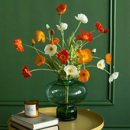 Zomerbloei Klaproosboeket – Sierbloemen met Zijdezachte Glans