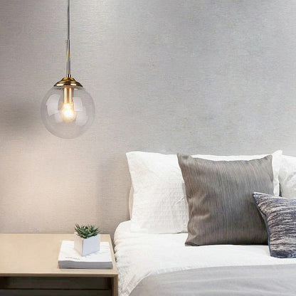 Stijlvolle Nordic LED Hanglamp – Glas & Metaal voor een luxe sfeer