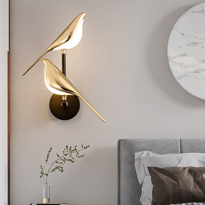 Aurora vogel wandlamp