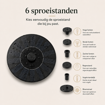 Zonnebron™ Cascade Solar Tuinfontein - Breng je tuin tot leven