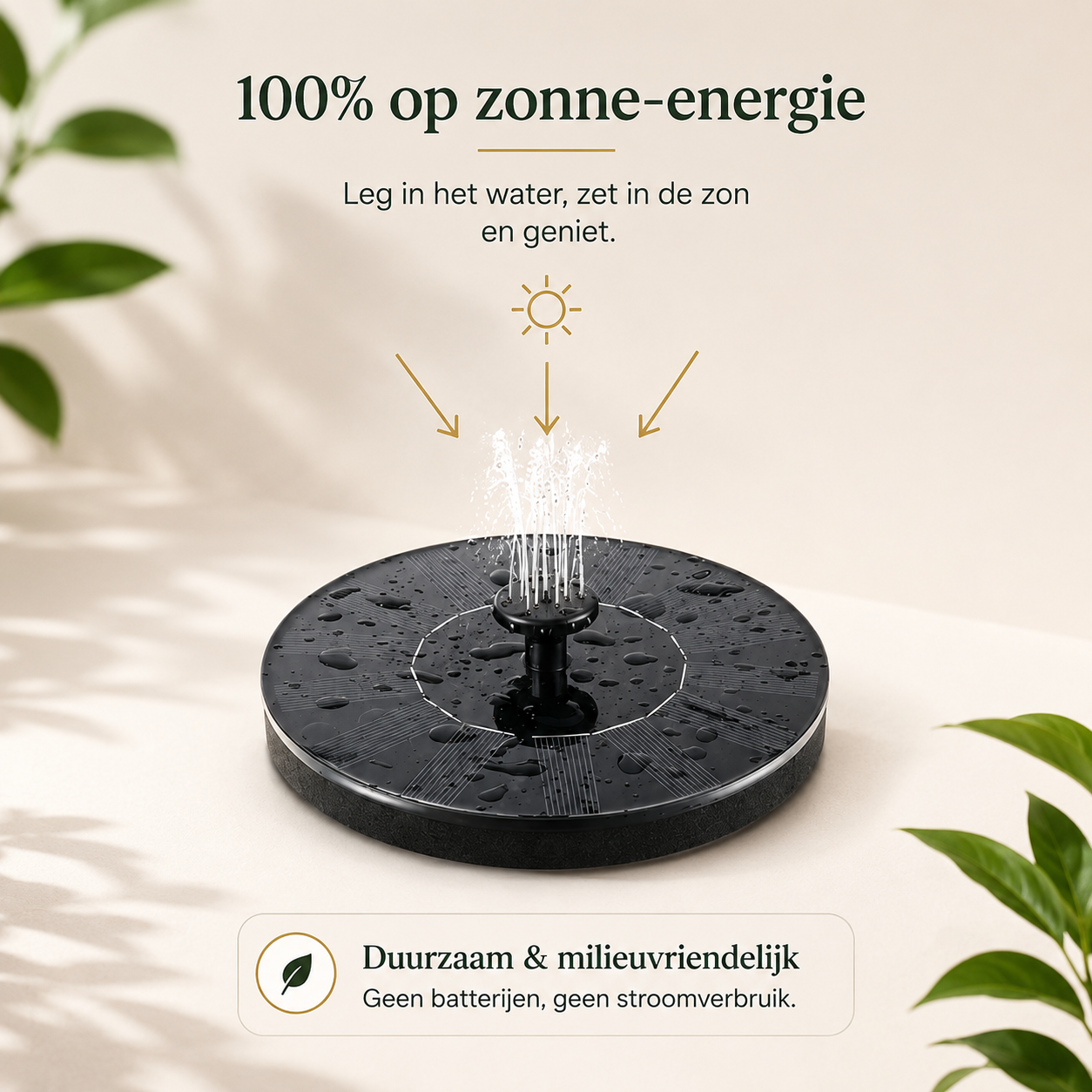 Zonnebron™ Cascade Solar Tuinfontein - Breng je tuin tot leven