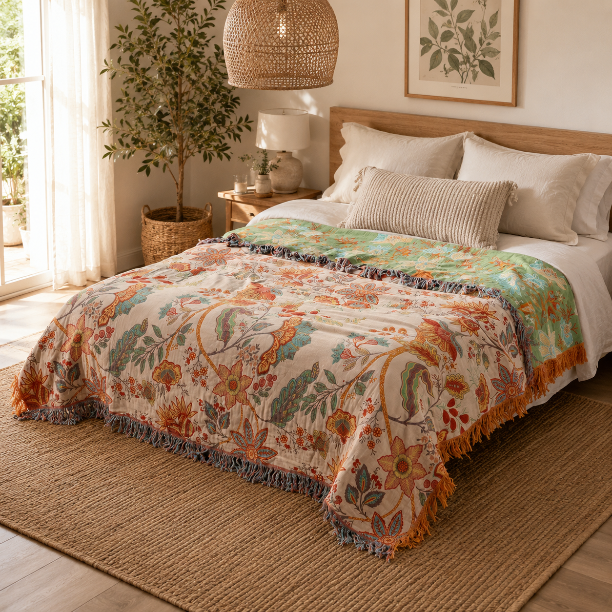 Sienna™ Boho katoenen deken – Eén deken. Meteen meer sfeer in huis