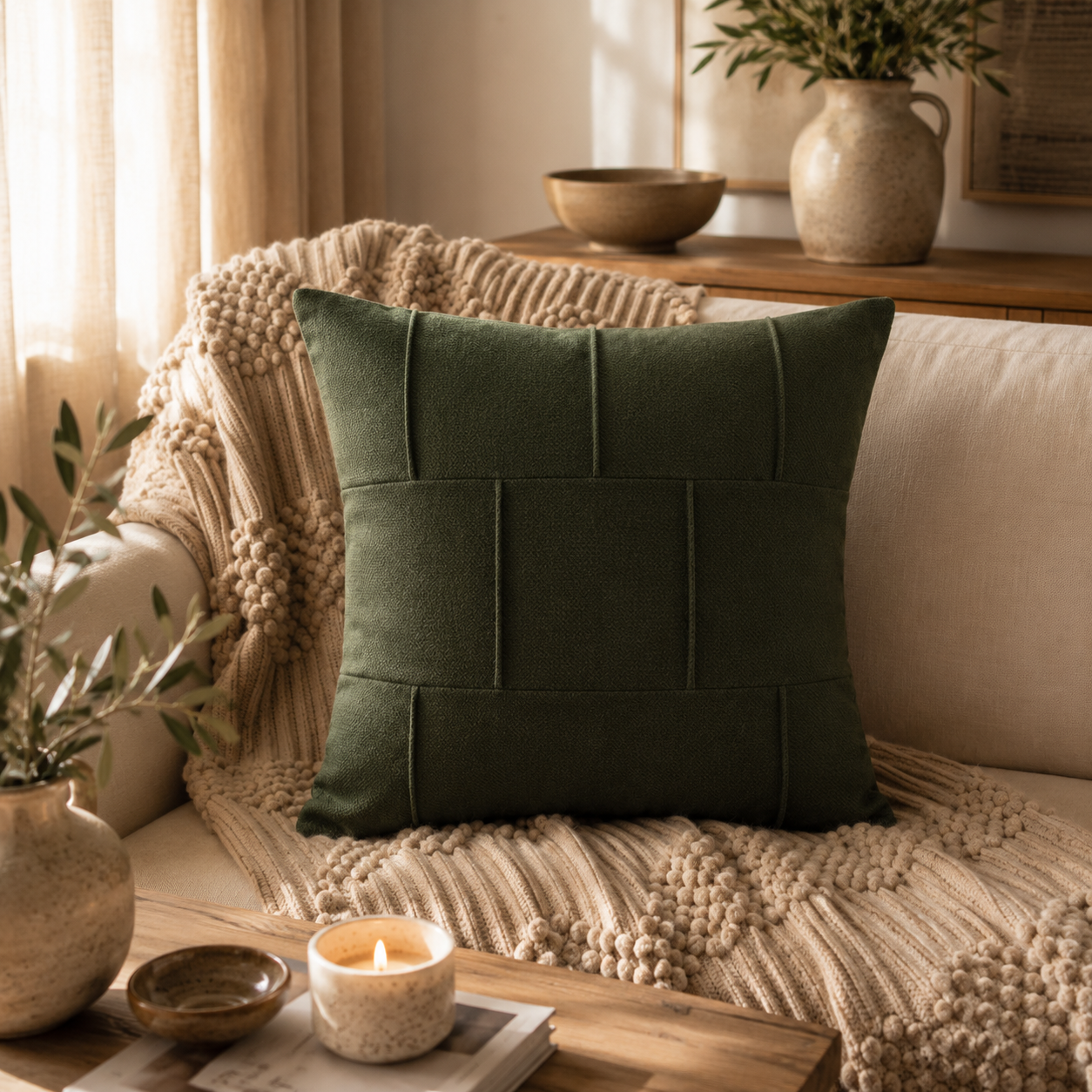 Velvet Sierkussenhoes – Zachte Fluwelen Kussenhoes voor de Bank | Oase Wonen