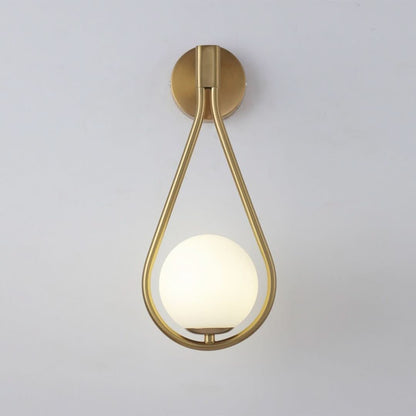 Druppelvormige Design Wandlamp