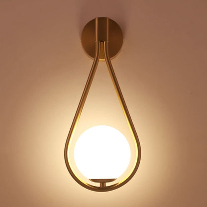 Druppelvormige Design Wandlamp
