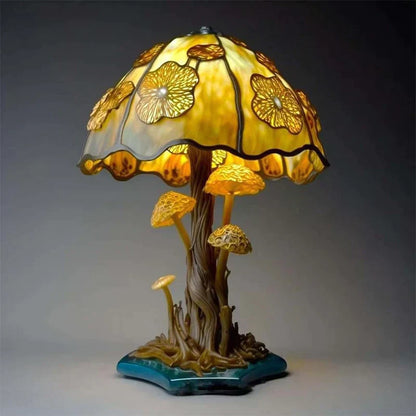 FairyGlow – Magische glas in lood tafellamp