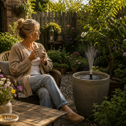 Zonnebron™ Solar Tuinfontein - Breng je tuin tot leven